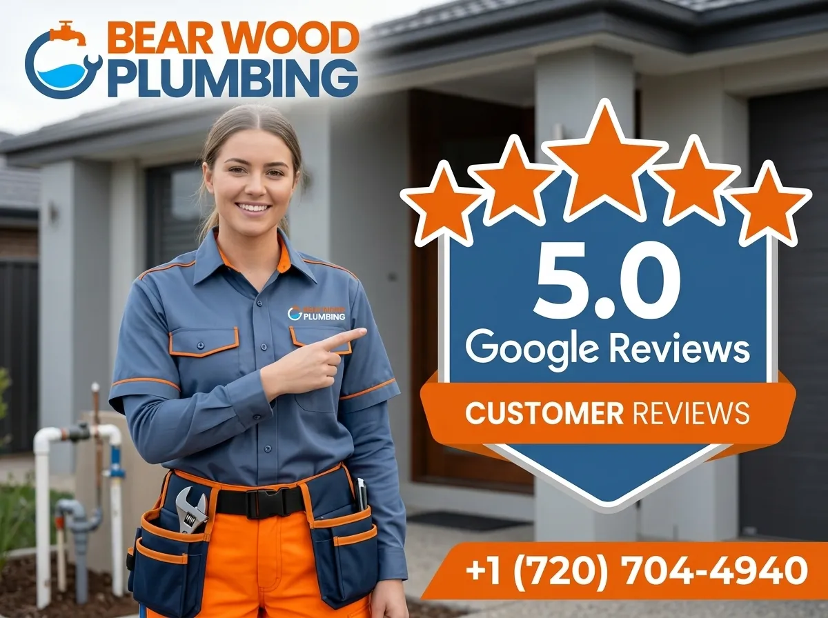 5 star rated plumber - Bear Wood Plumbing trusted across Jefferson County since 2010